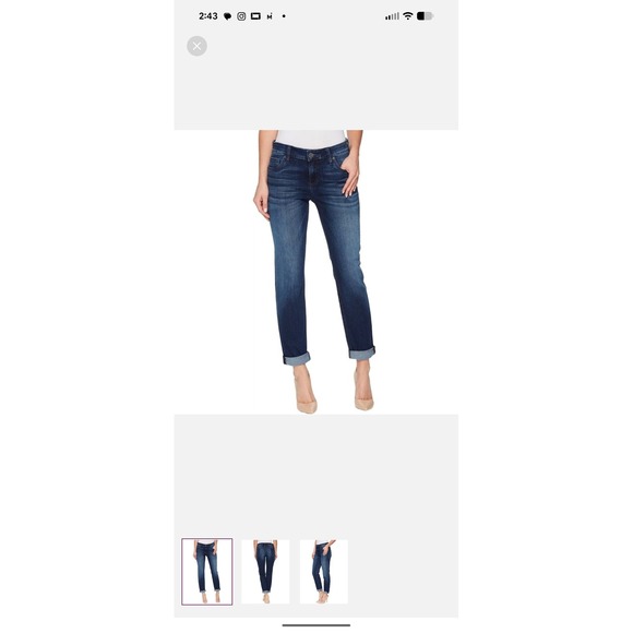 Kut from the Kloth Denim - Kut from the Kloth Catherine Mid Rise Boyfriend Jeans size 6